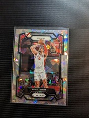 2023-24 Panini Prizm Silver Cracked Ice PRIZM #138 Seth Lundy RC HAWKS